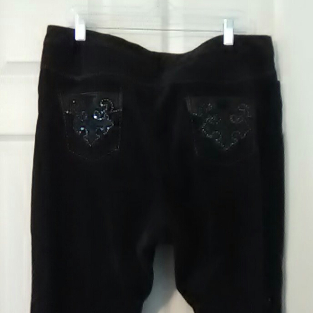 Embellished black size 16 Reba cords
